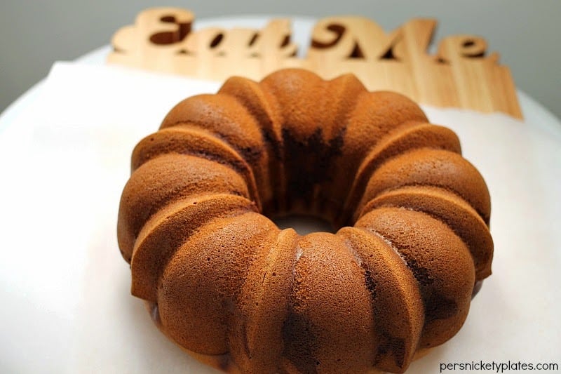 Pumpkin Chocolate Marble Bundt Cake | Persnickety Plates