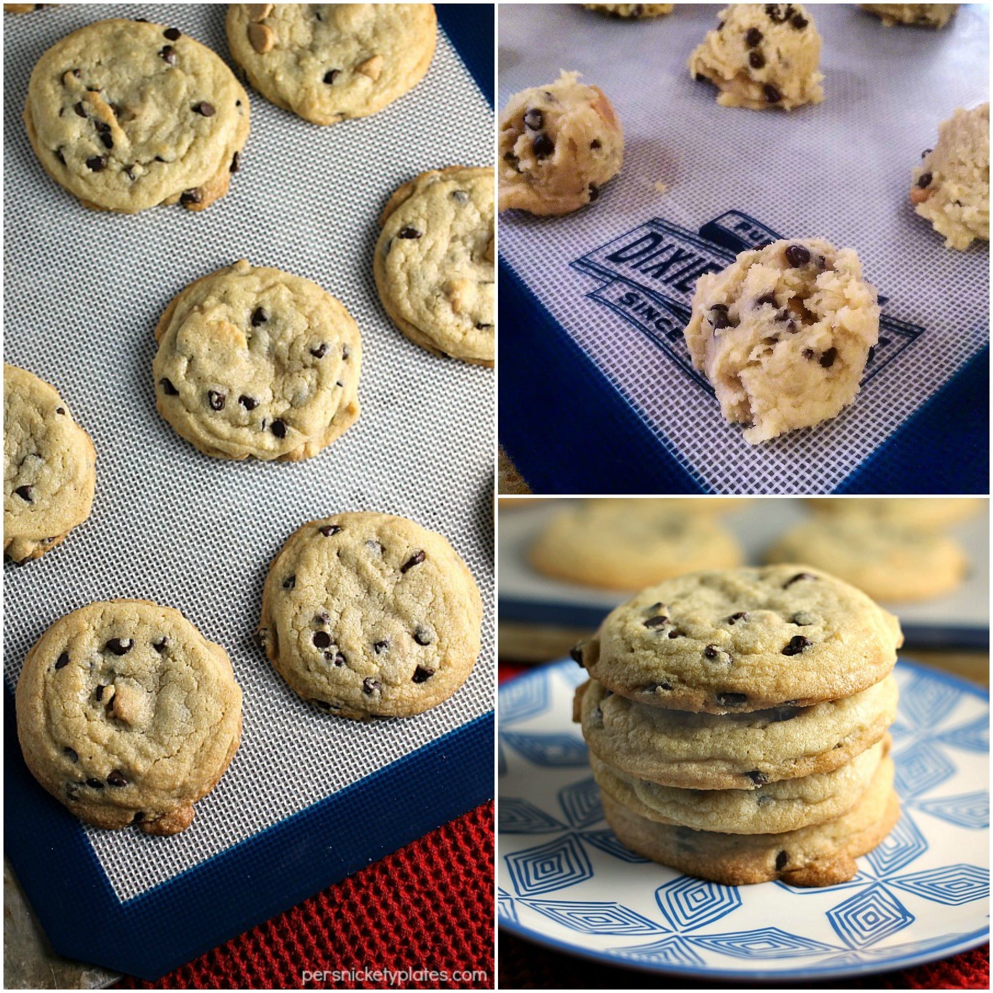 Small batch soft baked chocolate and peanut butter chip cookies! | Persnickety Plates