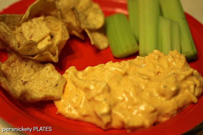 Slow Cooker Buffalo Chicken Dip | Persnickety Plates