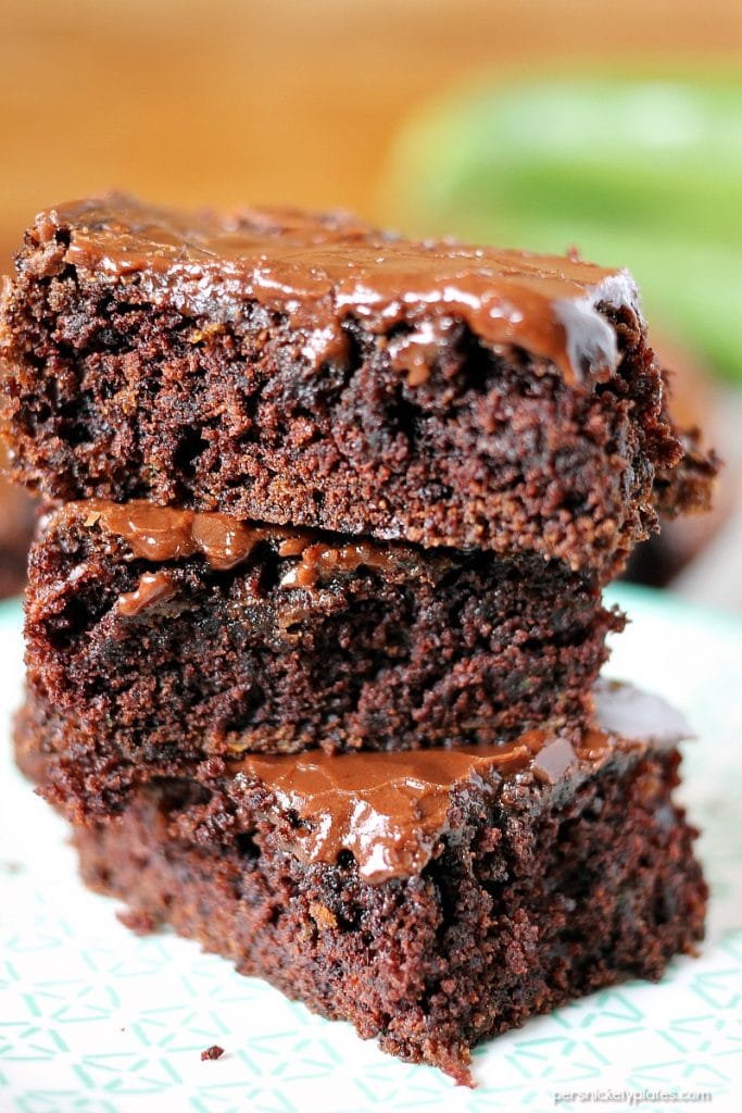 Zucchini Brownies {Vegan + Dairy-Free but you&amp;#39;d never know!}