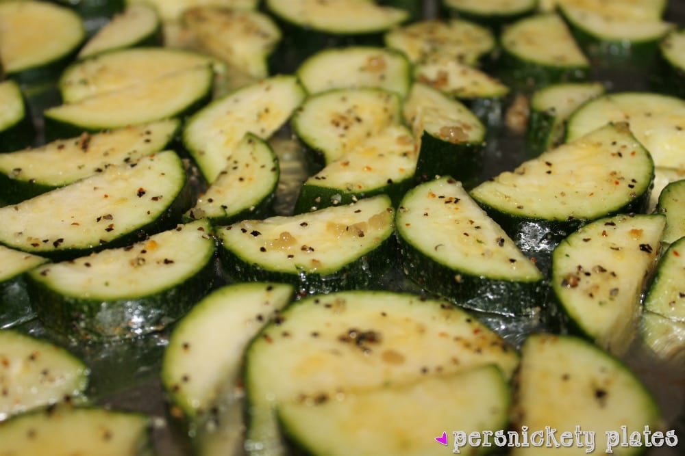 Sometimes simple is best. That's the case with this Roasted Zucchini! | Persnickety Plates