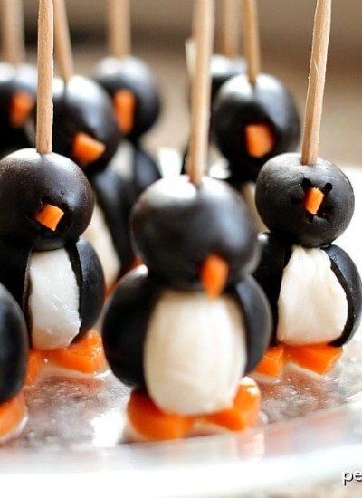 Simple Olive Penguins | Persnickety Plates