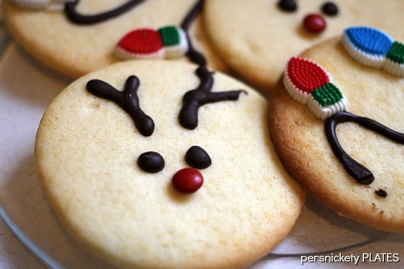 Reindeer Sugar Cookies | Persnickety Plates
