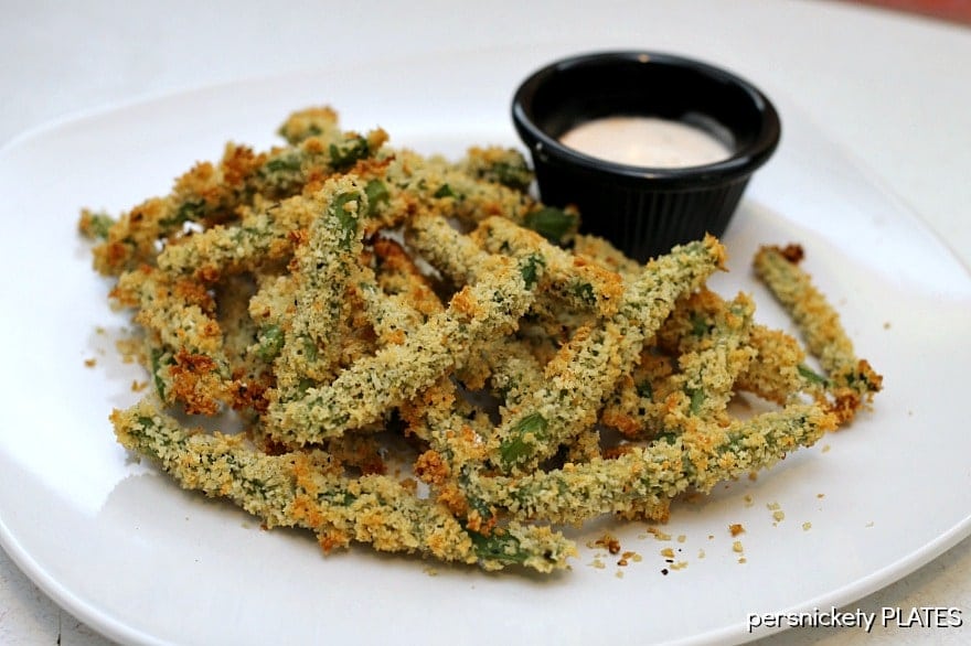 Crispy Baked Green Bean Fries | Persnickety Plates