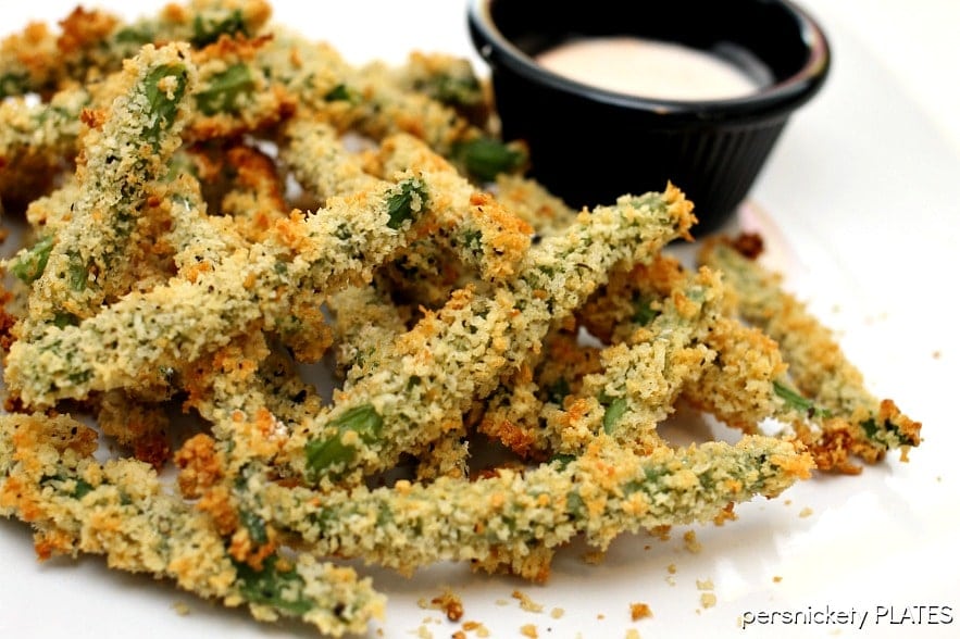 Crispy Baked Green Bean Fries | Persnickety Plates