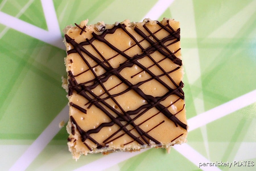 Reese's Peanut Butter Cup Cheesecake Bars | Persnickety Plates