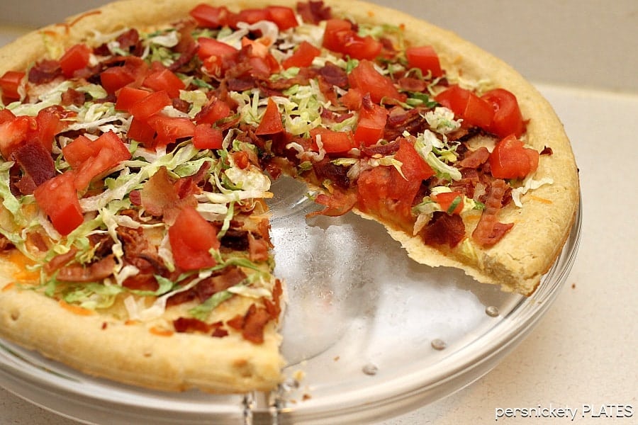 BLT Pizza | Persnickety Plates