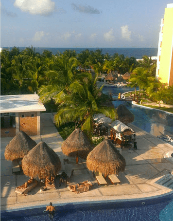 resort view from window