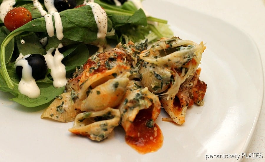 Spinach Unstuffed Shells | Persnickety Plates