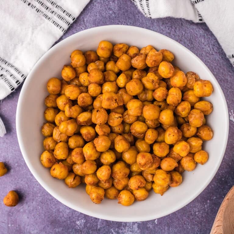 Oven-Roasted Chickpeas – crunchy snack!