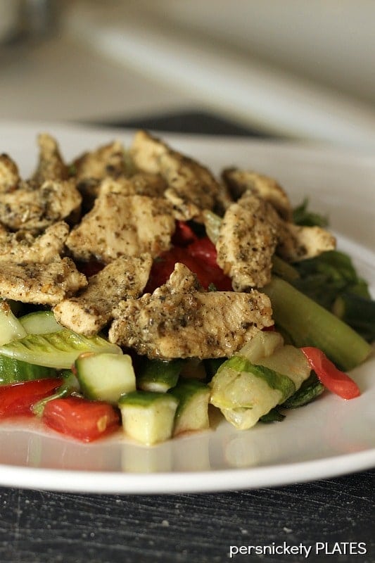 Za'atar Chicken Salad {Persnickety Plates}
