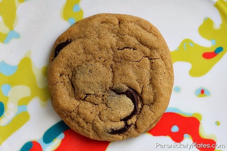 Soft & chewy Peanut Butter Chocolate Caramel Cookies | Persnickety Plates