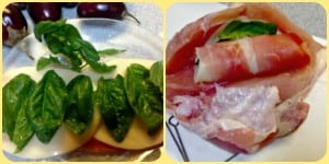 Basil, Provolone and Proscuitto Stuffed Chicken Breast