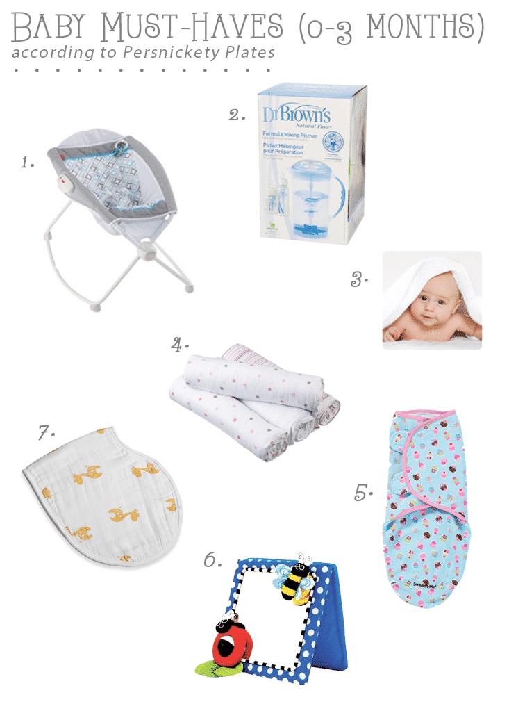Baby Must-Haves for 0-3 Months | Persnickety Plates