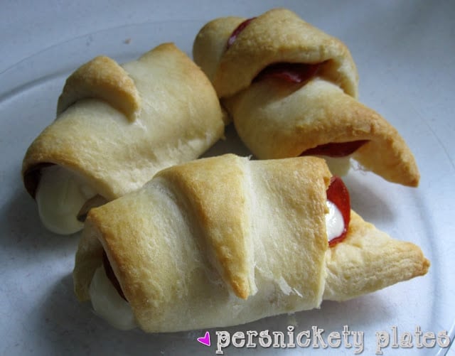 Persnickety Plates: Crescent Pepperoni Pizza Roll-Ups