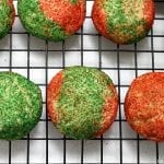 Christmasdoodles - the classic snickerdoodle made festive with red & green sugar! | Persnickety Plates