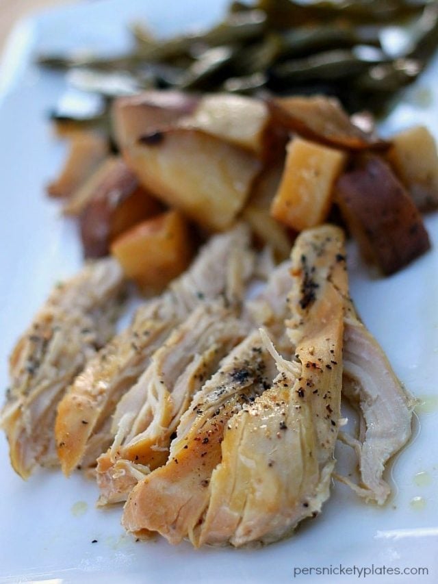 Slow Cooker Chicken & Potatoes with Green Beans