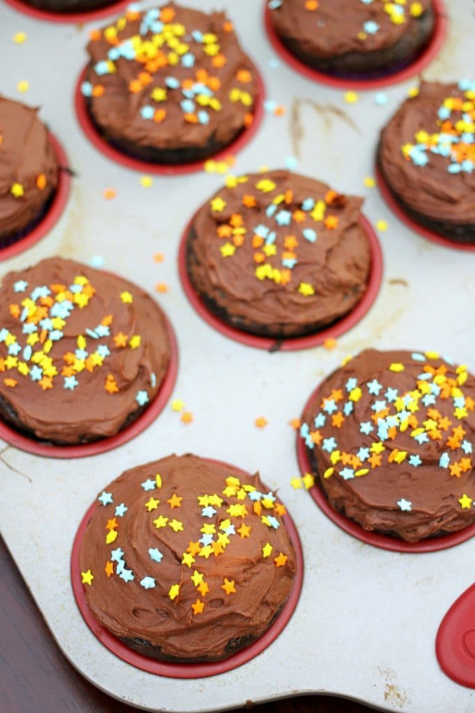  Chocolate Milk Cupcakes are not to be confused with Milk Chocolate Cupcakes! These easy cupcakes are made with chocolate milk! 