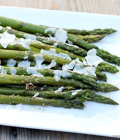 Super simple sauteed asparagus that's full of flavor and can be on the table in 15 minutes. | Persnickety Plates