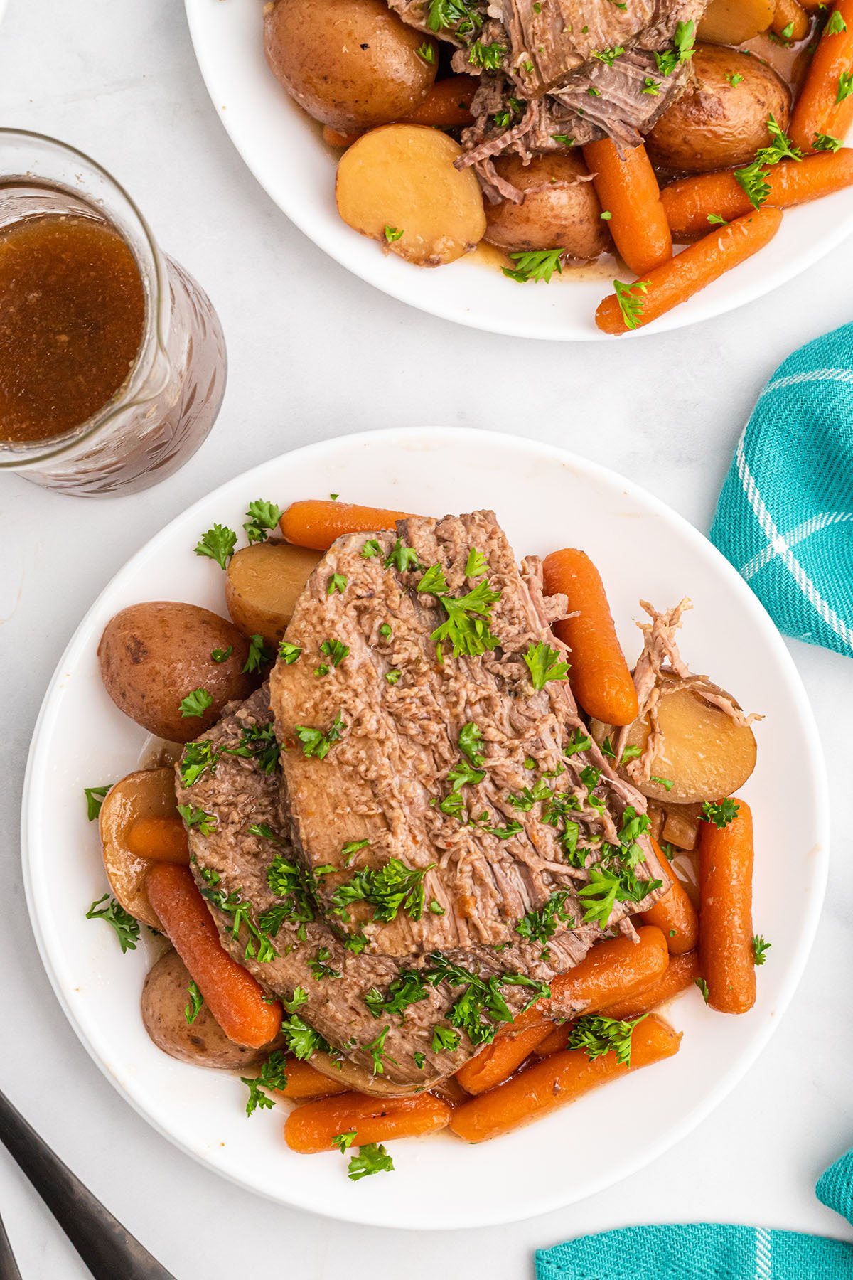 Slow Cooker Italian Eye of Round Roast With Vegetables