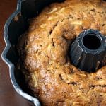 Apple Cinnamon Bundt Cake - fall flavors that would be perfect for the Thanksgiving table! | Persnickety Plates