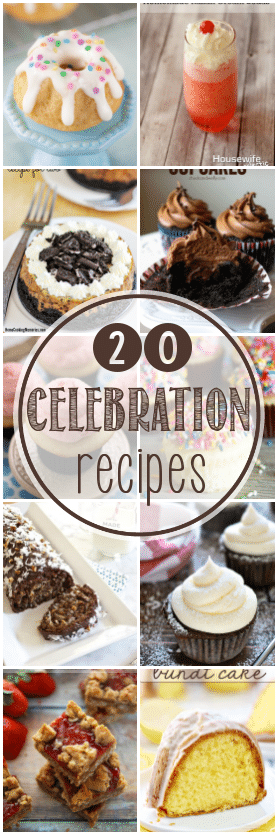 If you're planning a party anytime in the near future, you'll want to check out these 20 recipes for treats and drinks perfect for a celebration. | Persnickety Plates