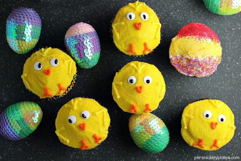 Spring Chick Cupcakes for Easter