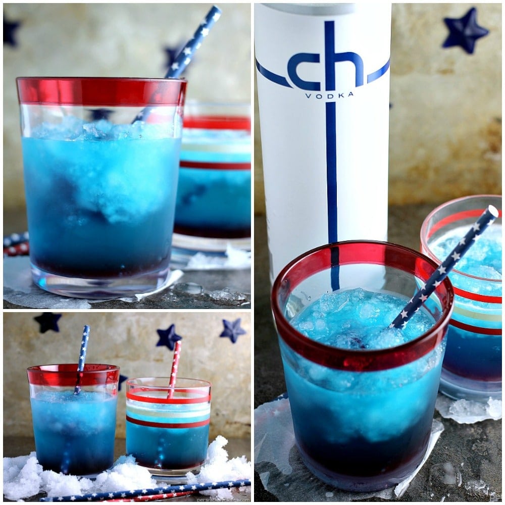 Patriotic Vodka Cocktail