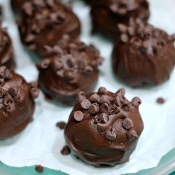 Chocolate Chip Oreo Bon Bons are a sweet little no bake treat using Choco Chip Oreos. | Persnickety Plates
