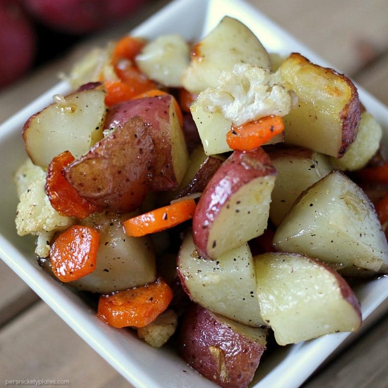 Garlic Roasted Veggies & instant meal solutions