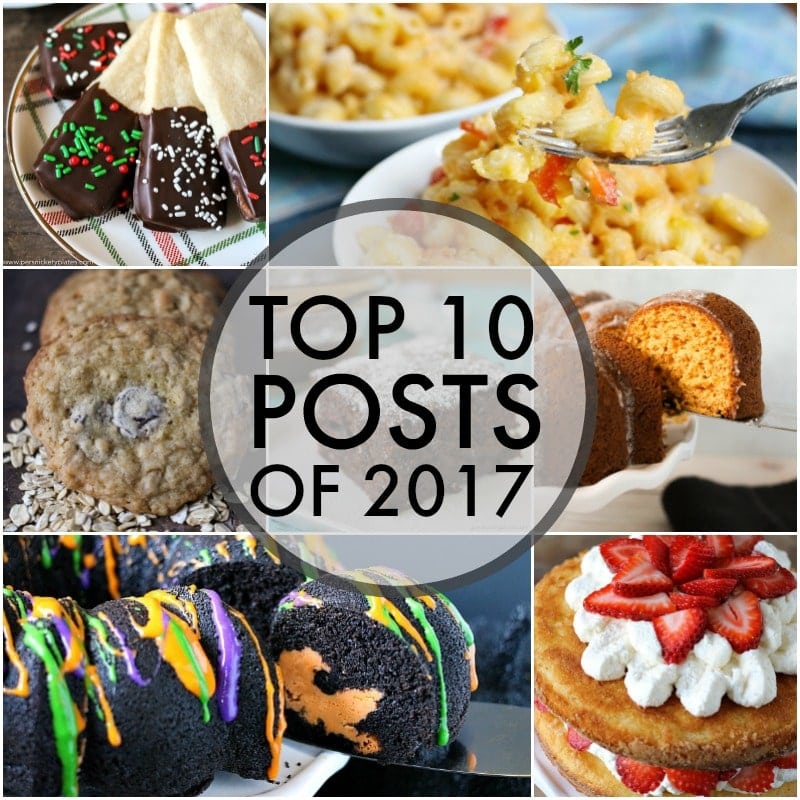 The top 10 posts of 2017 on Persnickety Plates! The most popular, most viewed, YOUR favorite recipes. | www.persnicketyplates.com