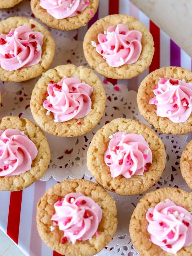 Sugar Cookie Cups – Valentine’s Dessert Recipe!
