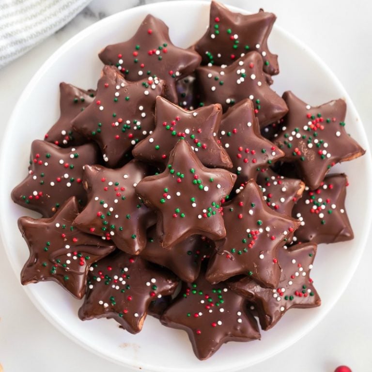 Dark Chocolate Stars – Shortbread Cookie Recipe
