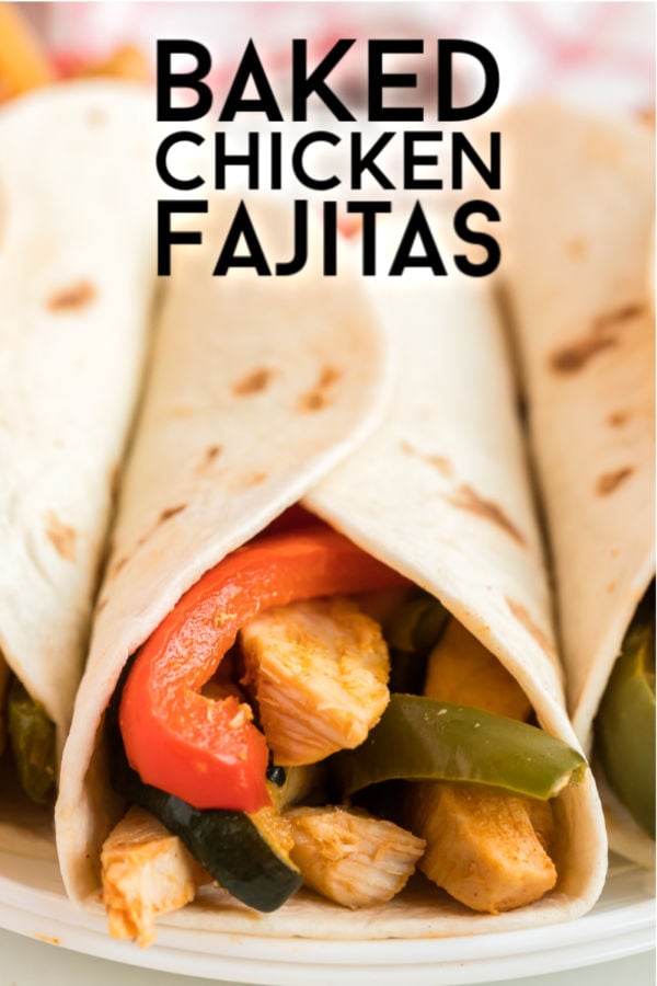 chicken fajitas with title