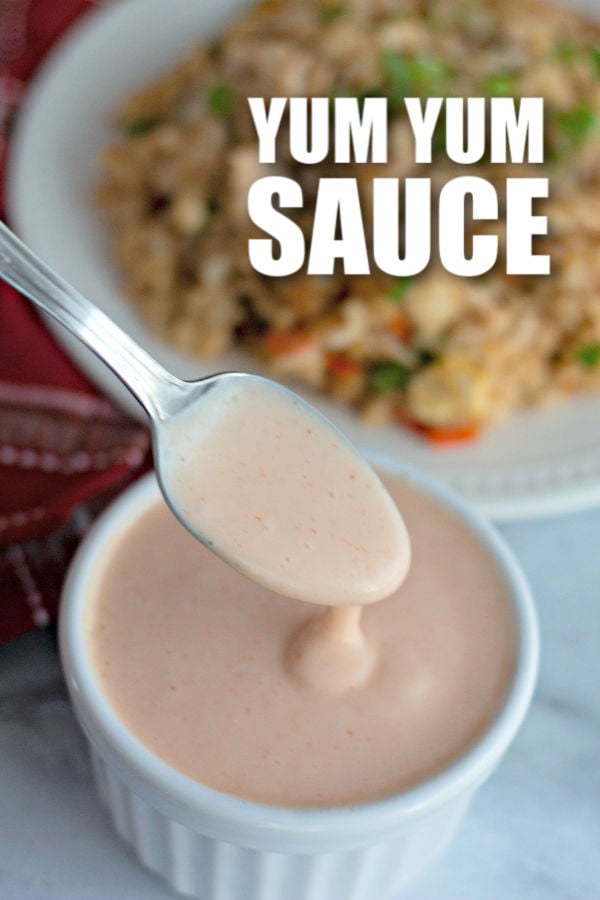 spoonful of yum yum sauce