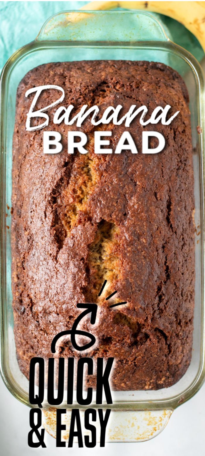 This Easy Banana Bread recipe is everything you want in a simple bread. A moist loaf made with sweet bananas, a hint of cinnamon, and loads of flavor baked to perfection in under an hour. | www.persnicketyplates.com