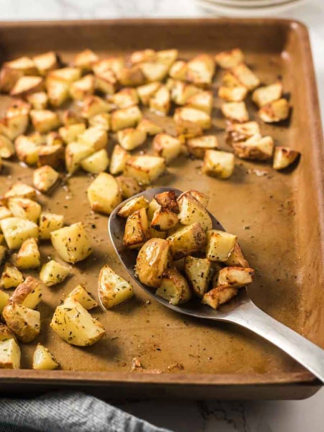 The BEST Oven Roasted Potatoes