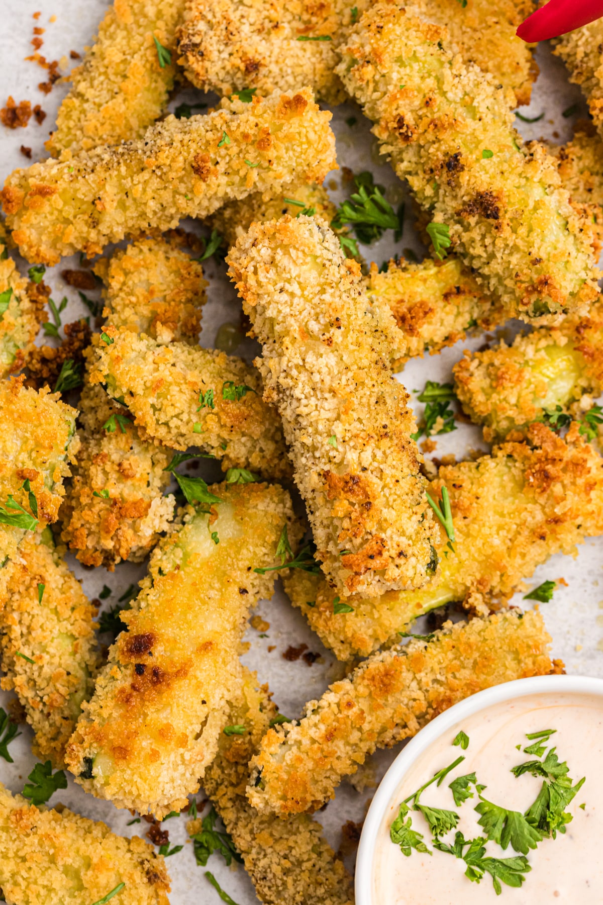 Crispy Baked Panko Crusted Zucchini Fries