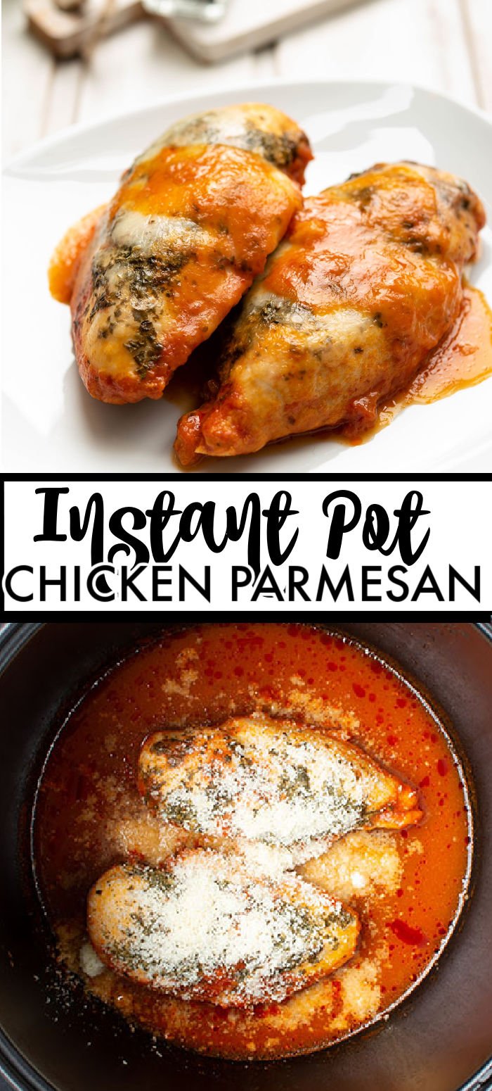 This quick and easy chicken parmesan is the answer to your busy weeknight dinner dreams. A perfectly cooked and juicy chicken dinner ready in a blink of an eye. | www.persnicketyplates.com