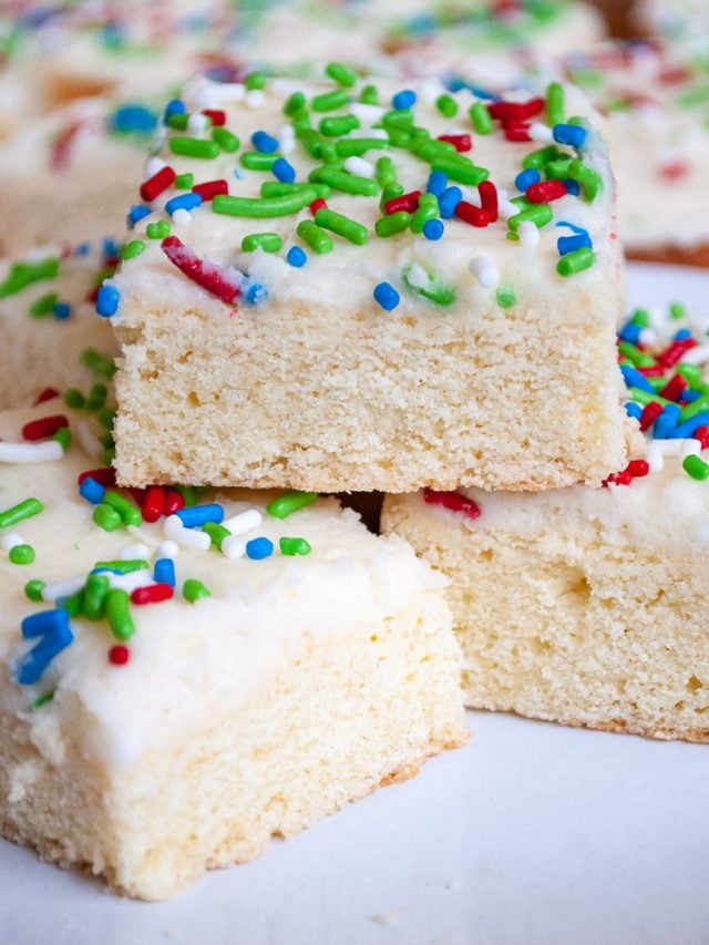 Easy Frosted Sugar Cookie Bars