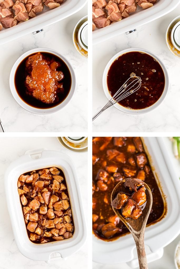 step by step directions for sweet and sour chicken
