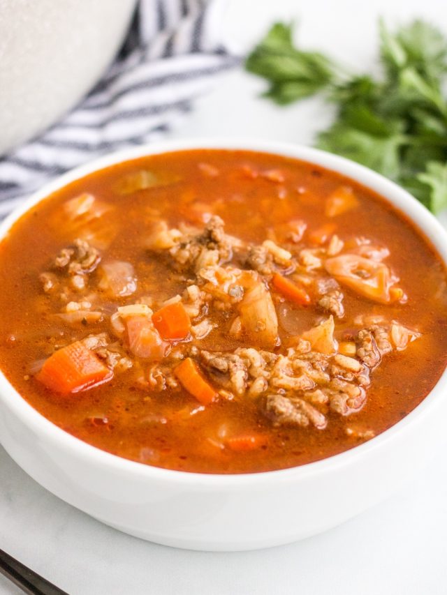 Easy Cabbage Roll Soup (stovetop Or Slow Cooker)  Story
