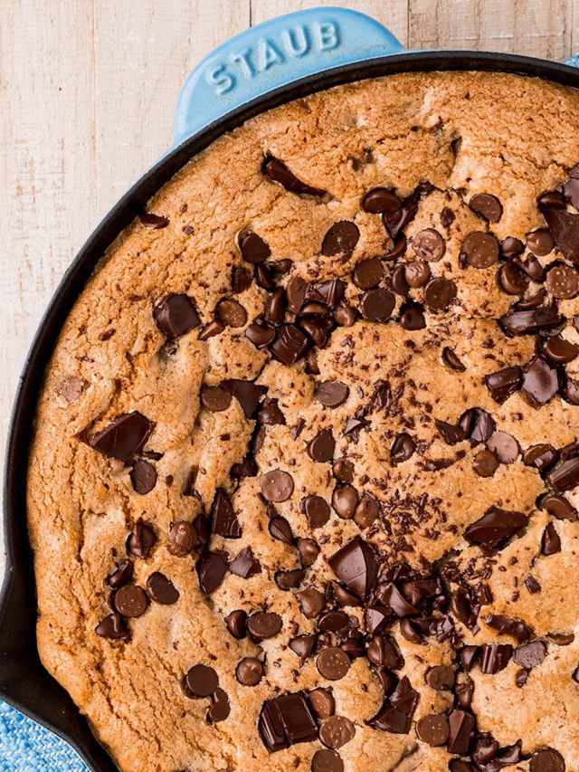 The Ultimate Chocolate Chip Skillet Cookie