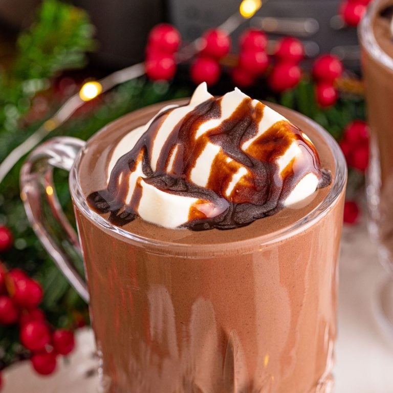 The BEST Scratch Slow Cooker Hot Chocolate (NO Powder Mix here!)