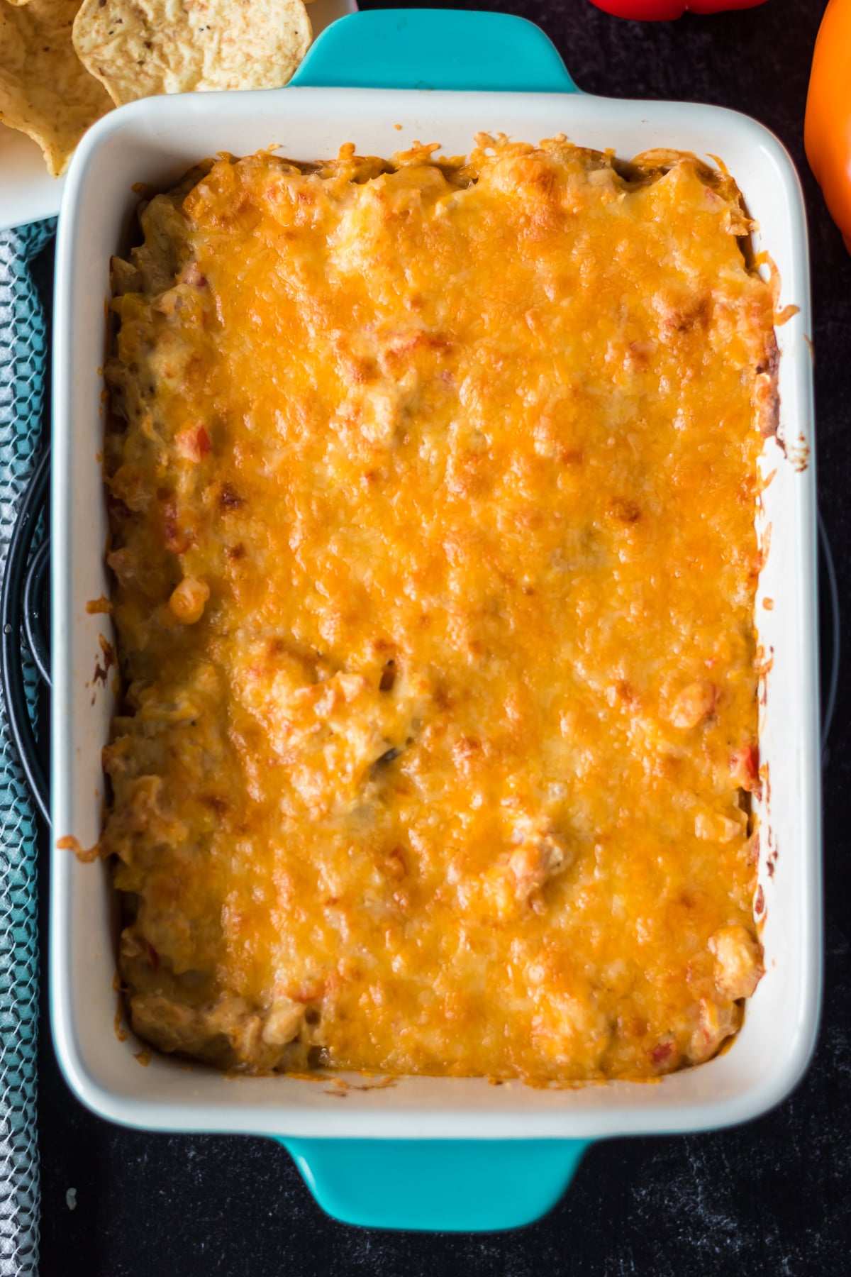 Homemade Cheesy Chicken Fajita Casserole