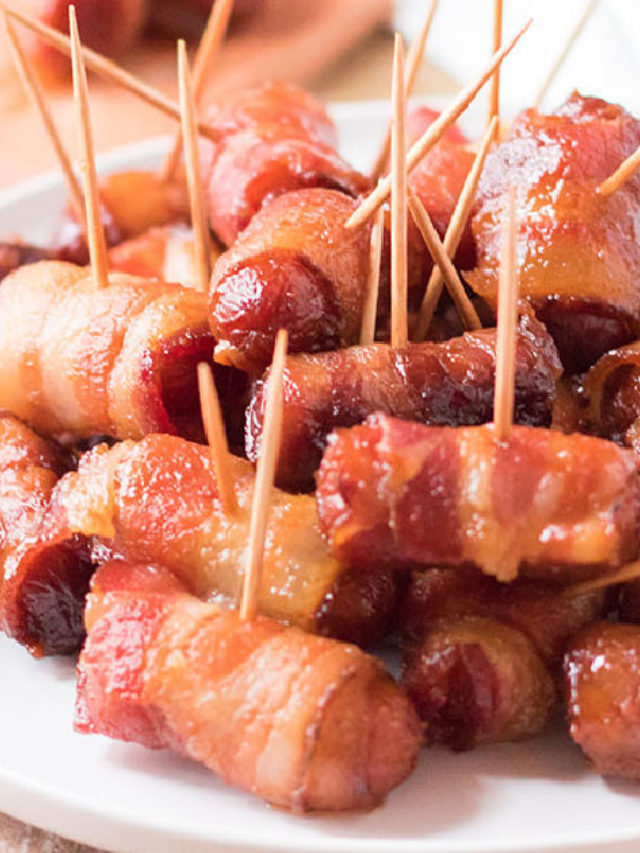 Slow Cooker Bacon Wrapped Little Smokies Story Cover Image