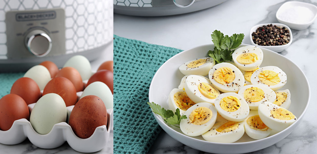 How to Hard Boil Eggs in a Crock Pot - The Foodie Affair