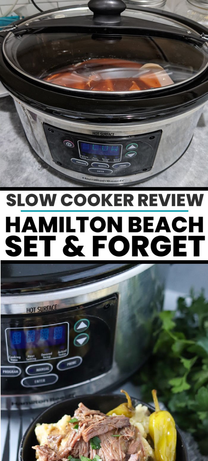 My go-to slow cooker of choice is the Hamilton Beach Set & Forget Slow Cooker. This review will take you through all the features that I appreciate as a frequent user. | www.persnicketyplates.com