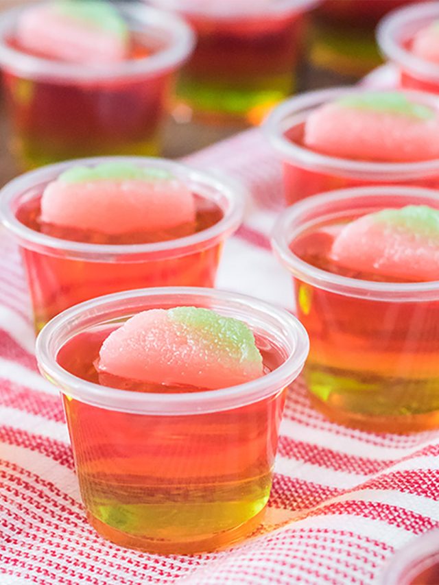 Easy Watermelon Vodka Jello Shots