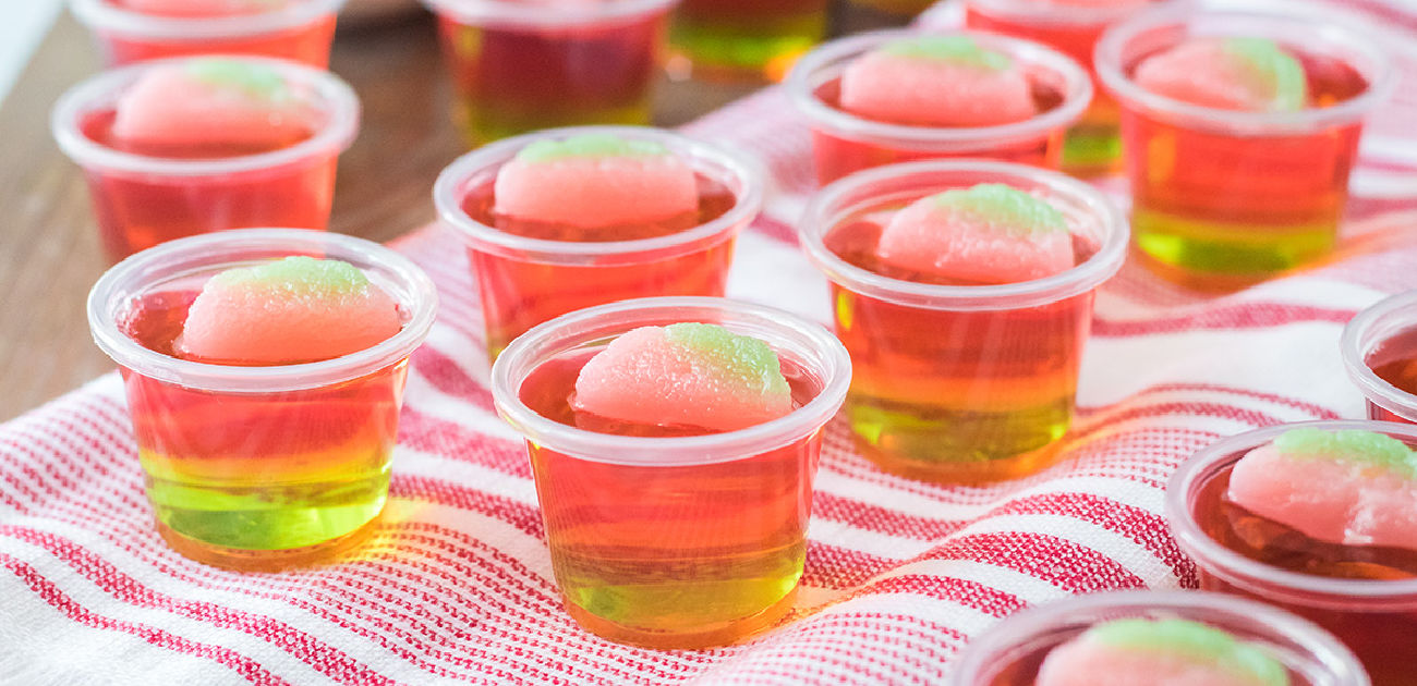Easy Watermelon Vodka Jello Shots Persnickety Plates